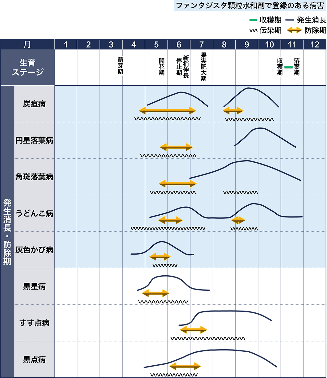 病害虫図鑑　スケジュール